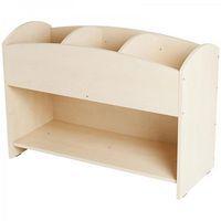 Bac à livres 3 cases bouleau MobiNathan - Image principale