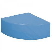 Pouf quart de cercle bleu - Nathan thumbnail image