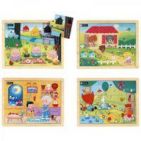 Lot de 4 puzzles - Les Contes 1