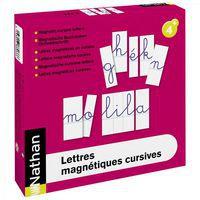 Lettres magnétiques cursives - Nathan