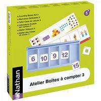 Atelier boîtes à compter 3 pour 6 enfants - Nathan