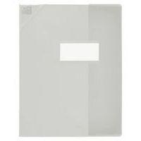 Protège-cahiers plastique 17 x 22 cm incolore - Image principale