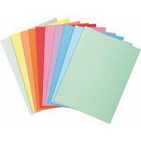 Paquet 100 chemises dossier 160g 24x32cm coloris assortis - Exacompta