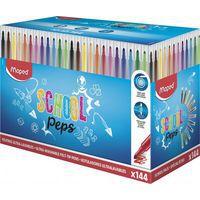 Schoolpack 144 crayons de couleurs en résine school peps - Maped