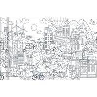 Papier spécial affiche Graffy Roll 90 g - Ville écologique - Image principale