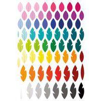 Pochette 20 planches gommettes décoratives plumes - Maildor