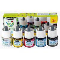 Set 5 flacons 45ml encre à dessiner végétale primaires - Pébéo