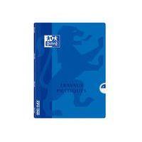 OXFORD Cahier de Travaux Pratiques OpenFlex 17x22cm Grands Carreaux Seyès/Uni Blanc 80 Pages Agrafées Couvertu - Image principale