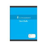 Cahier brouillon 96 pages 17x22 seyes carte bleu - Conquerant