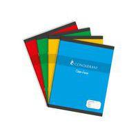 Cahier d'essais 96 pages 17x22cm seyes couleurs assorties - Conquerant