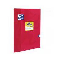 OXFORD Cahier Color Life 24x32cm Grands Carreaux Seyès 48 Pages Agrafées Couverture Carte Coloris Assortis - Image principale