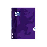 OXFORD Cahier OpenFlex 24x32cm Grands Carreaux Seyès 140 Pages Agrafées Couverture Polypro Coloris Assortis - Image principale