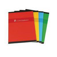Cahier 96 pages A4 seyès coloris assortis carte - Conquerant