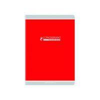 Cahier cart recyclée 96 pages A4 seyès coloris assortis - Conquerant