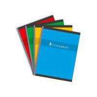 Cahier carte 288 pages broché 17x22 seyès couleurs - Conquerant