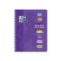 Cahier de textes carte 148 pages spirale 17x22 seyes couleurs - Oxford thumbnail image