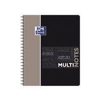 OXFORD Cahier Etudiants Multinotes A4+ Ligné 7mm 160 Pages Reliure Intégrale Couverture Polypro Coloris Assort - Image principale