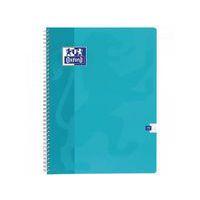 Cahier carte 180 pages spirale 24x32 5x5 color life - Oxford