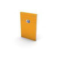 OXFORD Bloc-Notes Orange 11x17cm Petits Carreaux 5mm 80 Feuilles Agrafées Couverture Carte Enduite Orange - Image principale
