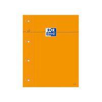 Bloc-notes 160 pages A4 5x5 margé perforé orange - Oxford thumbnail image