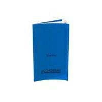 CONQUERANT Classique Répertoire 11x17cm Grands Carreaux Seyès 96 Pages Agrafées Couverture Polypro Bleu - Image principale