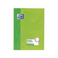 Etui vert 50 copies doubles A4 blanc non perforées seyès - Oxford