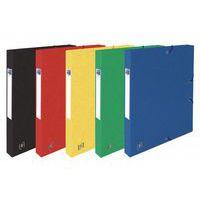 Boîte 24x32 dos 25 +élastique carte coloris assortis Top File- Oxford