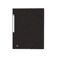 OXFORD Chemise 3 Rabats Top File + A4 avec Elastique Couverture Carte Noir - Image principale