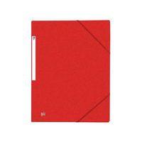 OXFORD Chemise 3 Rabats Top File + A4 avec Elastique Couverture Carte Rouge - Image principale