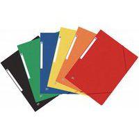 Chemise 3 rabats élastique A4 carte couleurs top file+ - Oxford