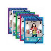 OXFORD Chemise 3 Rabats Polyvision A4 avec Elastique Couverture Polypro Translucide Coloris Assortis - Image principale