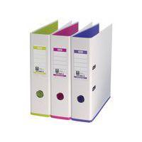 Classeur levier PP A4XL dos 8 cm 2 anneaux blanc My Colour - Oxford