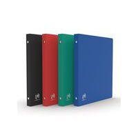 Classeur PP opaque 17x22 dos 2 cm 2 anneaux Memphis - Oxford