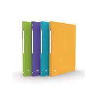Classeur PP opaque A4 dos 20 4 anneaux Memphis - Oxford