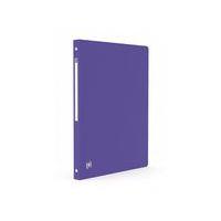OXFORD Classeur Memphis A4 Dos 20mm 4 Anneaux Ronds Couverture Polypro Violet - Image principale