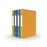 OXFORD Classeur Memphis A4 Dos 40mm 4 Anneaux Ronds Couverture Polypro Coloris Assortis - Image principale