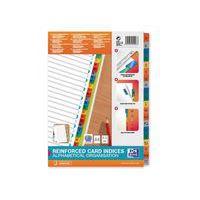 Intercalaires Alphabétiques A4 20 Positions Carte Epaisseur 170g Blanc - Image principale