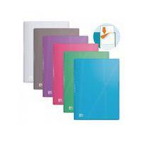 OXFORD Protège-Documents Hawaï A4 120 vues / 60 Pochettes Couverture Polypro Coloris Assortis - Image principale