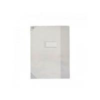 Protège-cahier A4 pvc translucide et à rabats incolore - Oxford