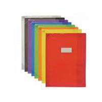 OXFORD Protège-Cahier Strong Line 24x32cm avec Rabat Marque-Page PVC Translucide 15/100ème Coloris Assortis - Image principale
