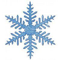 Ensemble 12 pochoirs géants flocons 230 x 200 mm - Image 3