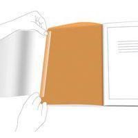 Rabats adhésifs 22x27.5 cm pour cahiers A4 et 24x32 cm (paquet de 20) thumbnail image 2