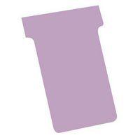 Lot 6 blocs 100 fiches planning T indice 2 format: 85x60 mm - blanc, rouge, jaune, vert, bleu, violet. - Image 2