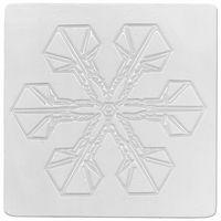 Lot 6 plaques relief flocons de différentes formes 17,5 x 17,5 cm. thumbnail image 6