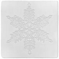 Lot 6 plaques relief flocons de différentes formes 17,5 x 17,5 cm. thumbnail image 3