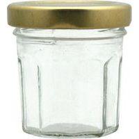 Lot 12 mini pots de confiture avec couvercle métal thumbnail image 2