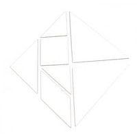 Tangram carton blanc à décorer 20x20 cm (Lot de 6) - Image 2