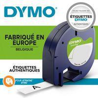 Ruban Dymo 1000, 4500 D1 12 mm x 7 m - noir thumbnail image 2