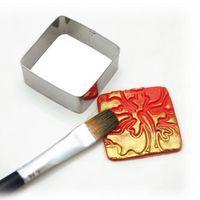 Lot 10 plaques de texture pour fimo - Image 2