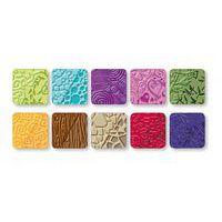 Lot 10 plaques de texture pour fimo thumbnail image 3